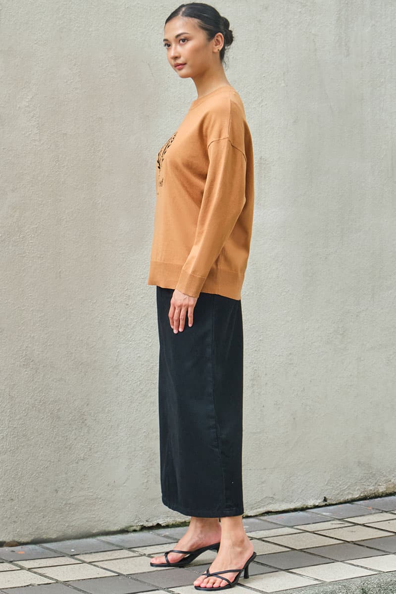 League Drop Shoulder Sweatshirt - Brown Sugar - Image 3