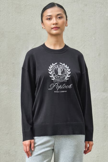 League Drop Shoulder Sweatshirt - Deep Iron