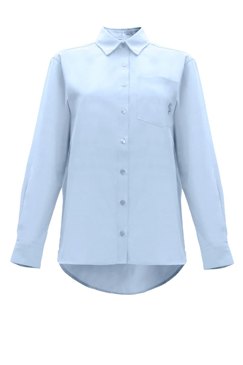 Elite Front Button Shirt - Powder Blue - Image 2