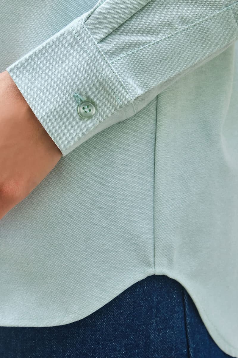 Elite Front Button Shirt - Apple Mint - Image 5