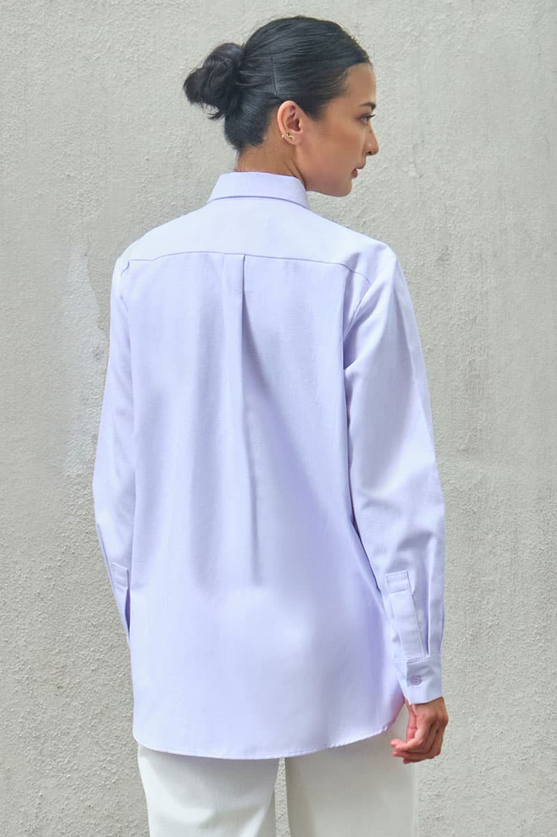Elite Front Button Shirt - Lilac - Image 4