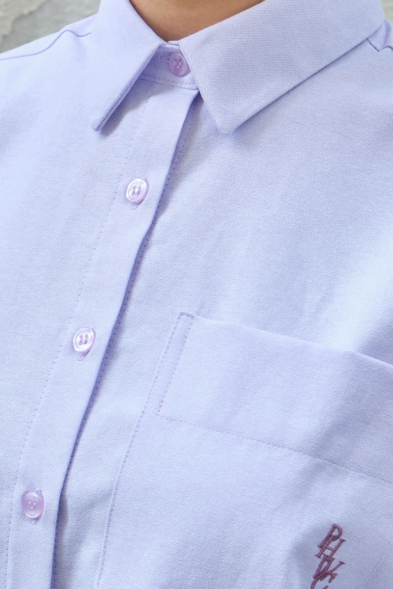 Elite Front Button Shirt - Lilac - Image 5