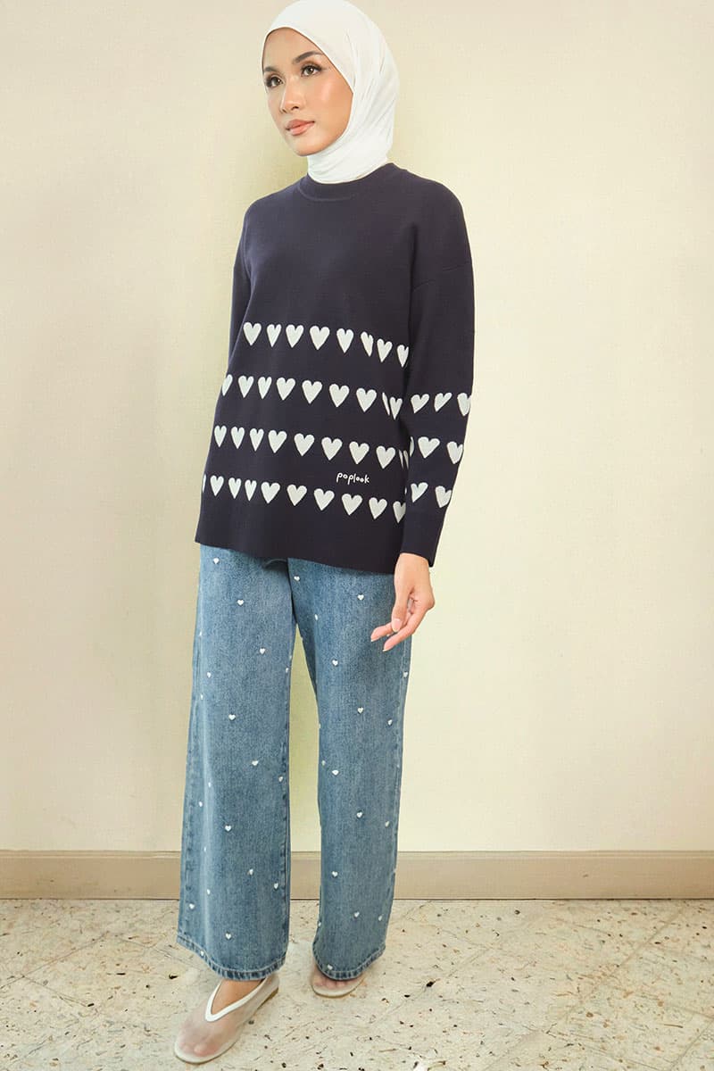 Giselle Drop-Shoulder Sweater - Eclipse - Image 3