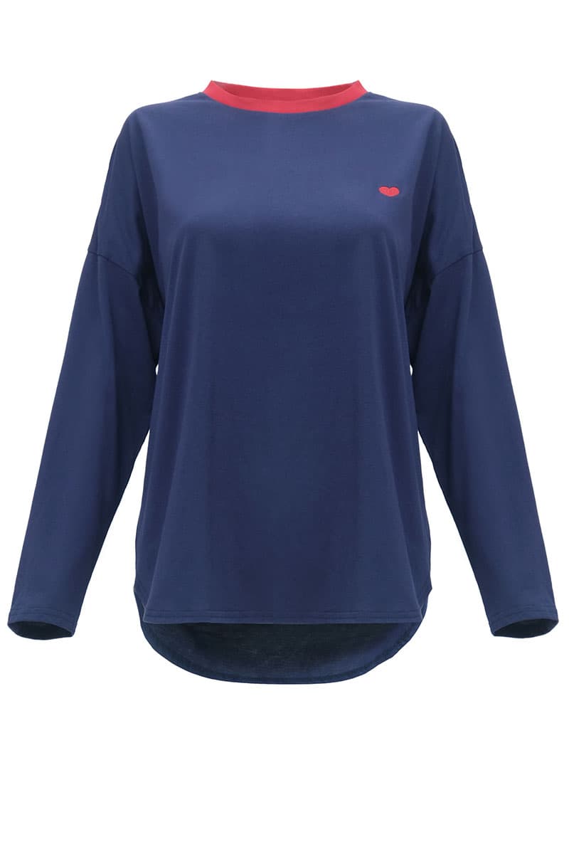 Irina Round Neck Tee - Twilight - Image 2
