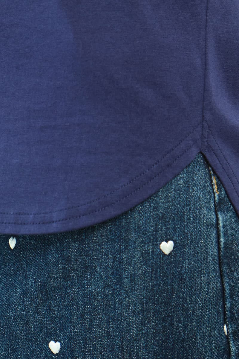 Irina Round Neck Tee - Twilight - Image 6