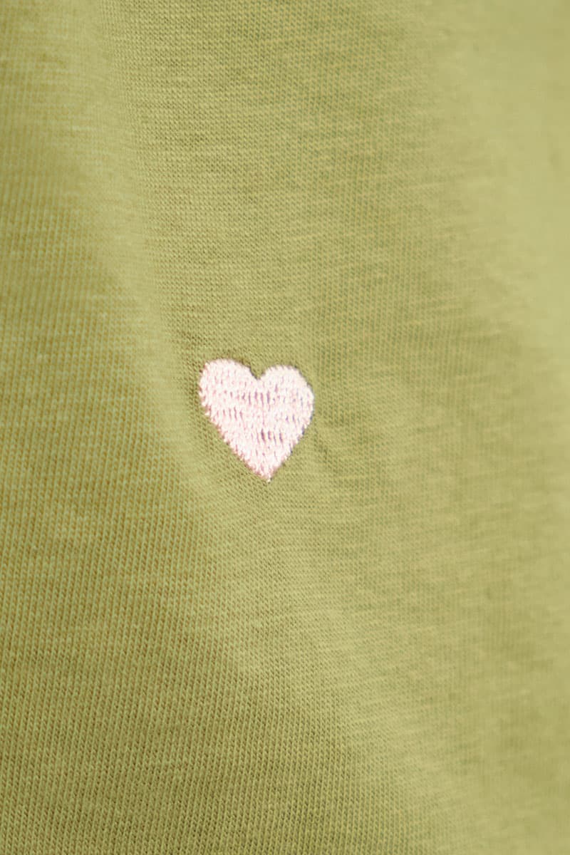 Soffia Round Neck Tee - Matcha - Image 5