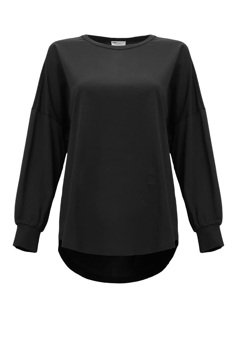 Kirsi Drop Shoulder Sweater 3.0 - Black - Image 2
