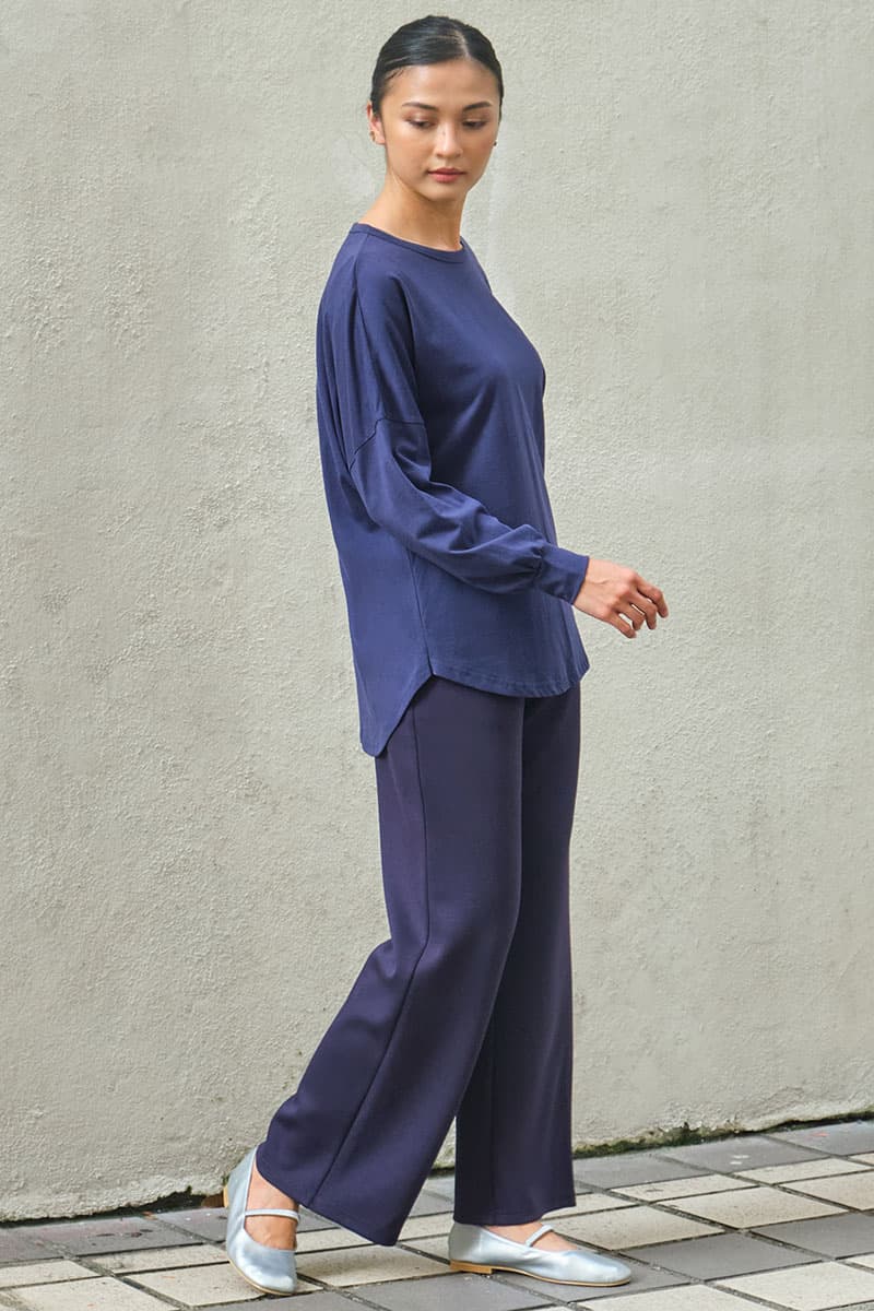 Kirsi Drop Shoulder Sweater 3.0 - Midnight - Image 3