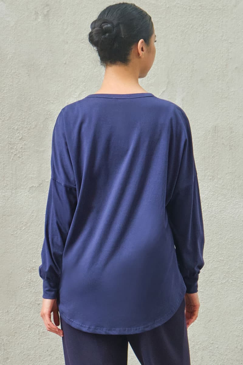 Kirsi Drop Shoulder Sweater 3.0 - Midnight - Image 4