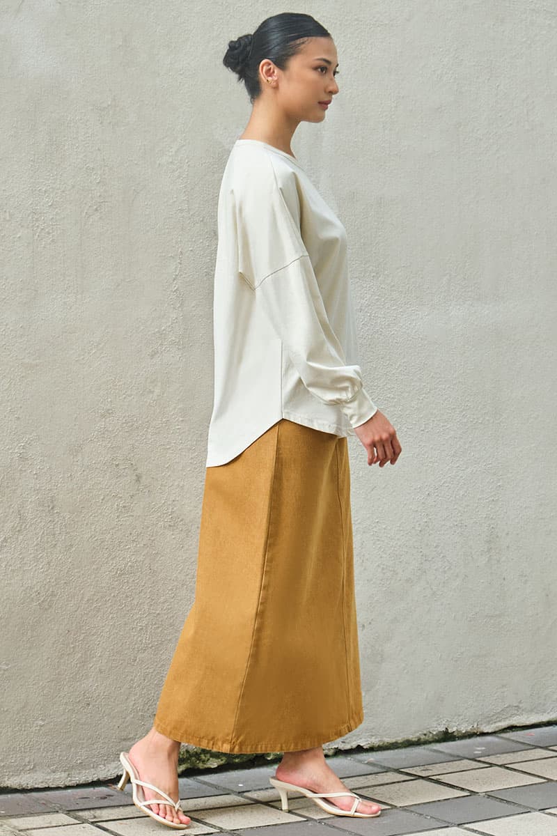 Kirsi Drop Shoulder Sweater 3.0 - Rice - Image 3