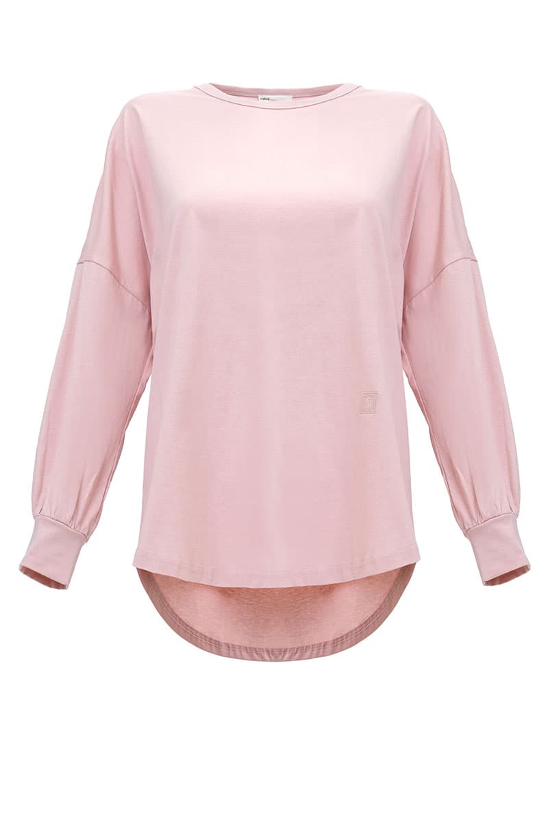 Kirsi Drop Shoulder Sweater 3.0 - Pink Blush - Image 2