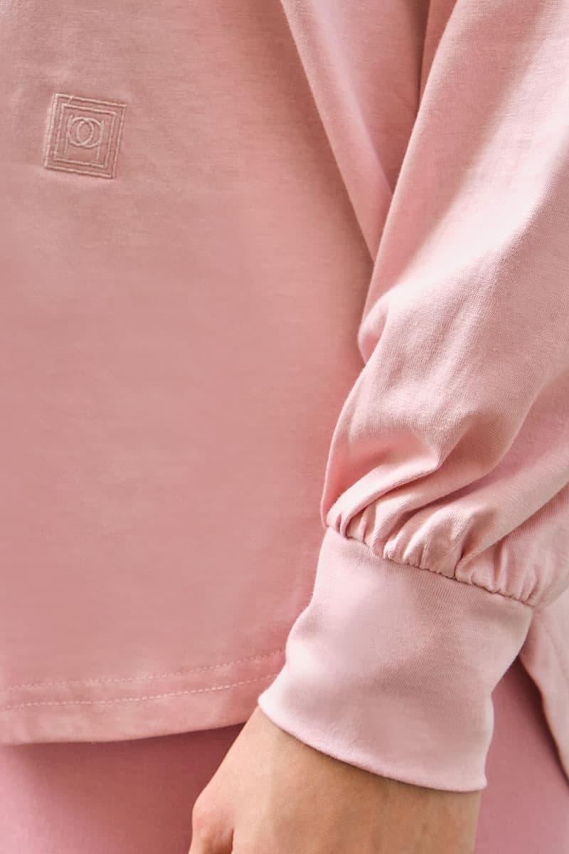 Kirsi Drop Shoulder Sweater 3.0 - Pink Blush - Image 6