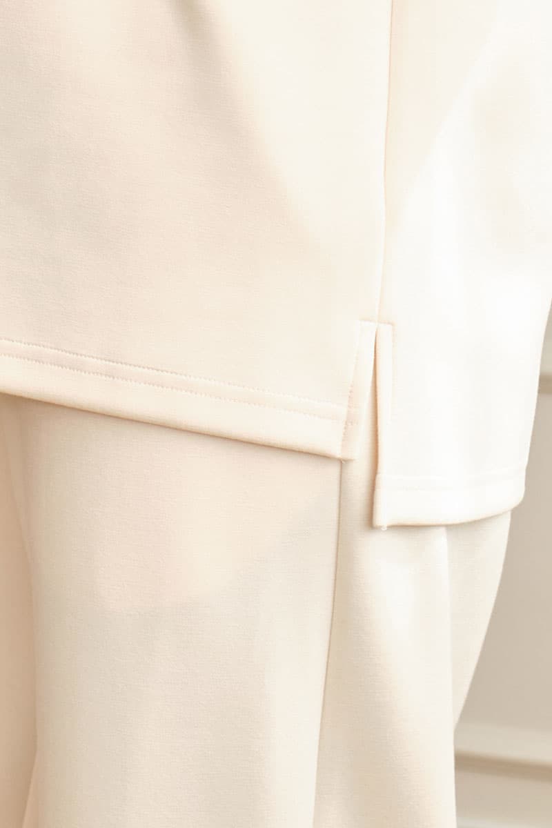Denali High Neck Blouse 2.0 - Pearl - Image 6