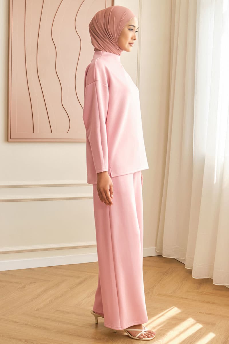 Denali High Neck Blouse 2.0 - Primrose Pink - Image 3