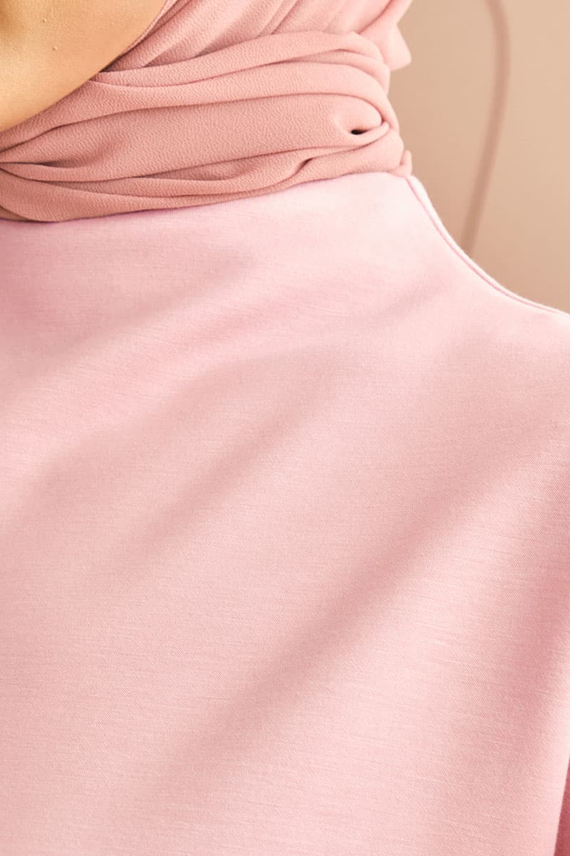 Denali High Neck Blouse 2.0 - Primrose Pink - Image 5