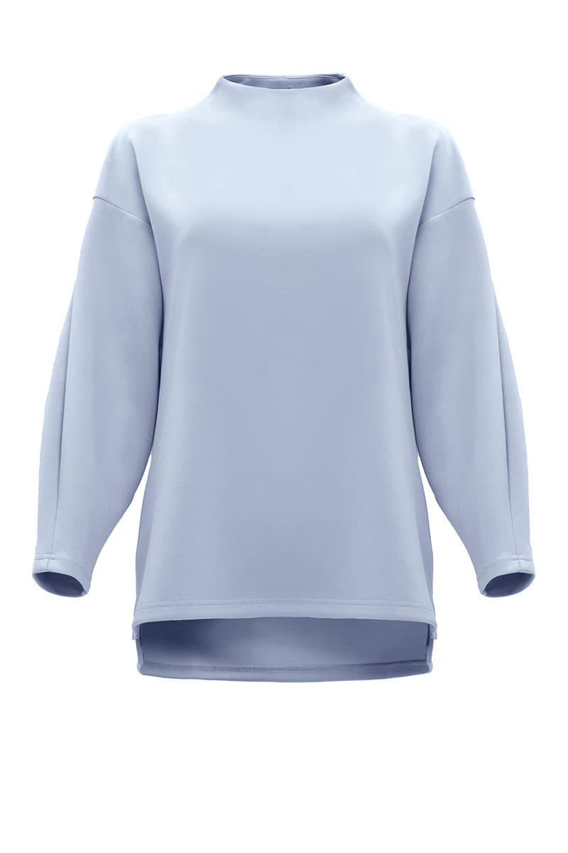 Denali High Neck Blouse 2.0 - Blue Bell - Image 2
