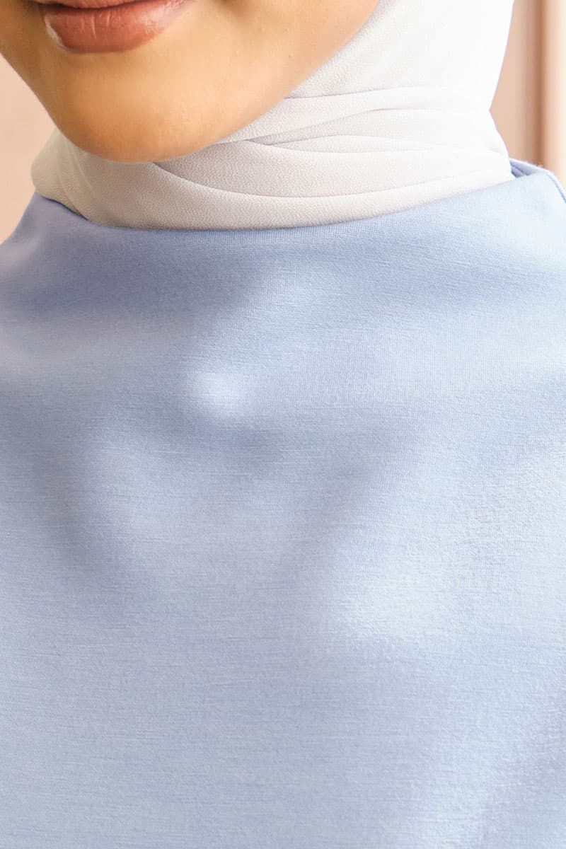 Denali High Neck Blouse 2.0 - Blue Bell - Image 5