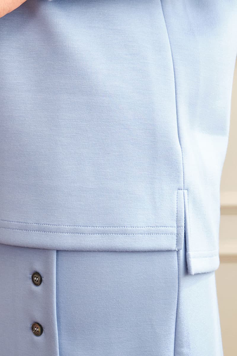 Denali High Neck Blouse 2.0 - Blue Bell - Image 6
